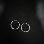Classic Chic: Sterling Silver Hoop Earrings #ST1112