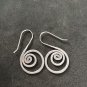 FINE SILVER EARRINGS CRAFT VINTAGE WOMEN DANGLES 6g FILIGREE FANCY #REE86