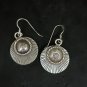 FINE SILVER EARRINGS CRAFT VINTAGE WOMEN DANGLES 4g Timeless Treasures #RE142