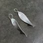 FINE SILVER EARRINGS CRAFT VINTAGE DANGLES 9g Delicate Dreams fish #RE219