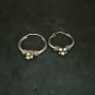 Everyday Glam: Medium minimal Sterling 925 Silver Hoops #ST104