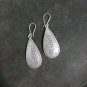 FINE SILVER EARRINGS CRAFT VINTAGE DANGLES 10g Artisanal Charm #RE209