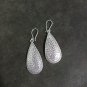 FINE SILVER EARRINGS CRAFT VINTAGE DANGLES 10g Artisanal Charm #RE209
