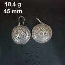 FINE SILVER EARRINGS CRAFT VINTAGE DANGLES 10g Timeless Elegance #RE238