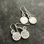 FINE SILVER EARRINGS NO STONE CRAFT VINTAGE DANGLES 5g X2PAIRS CHARMS #RE070