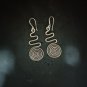 FINE SILVER EARRINGS CRAFT VINTAGE DANGLES 9g Charmed Artifacts #RE295