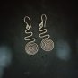 FINE SILVER EARRINGS CRAFT VINTAGE DANGLES 9g Charmed Artifacts #RE295
