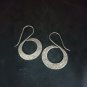 FINE SILVER EARRINGS CRAFT VINTAGE WOMEN DANGLES 8g SPIRAL HERITAGE #RE146