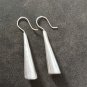 FINE SILVER EARRINGS CRAFT VINTAGE WOMEN DANGLES 9g PLAIN STICK #REE88