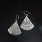 FINE SILVER EARRINGS CRAFT VINTAGE WOMEN DANGLES 9g Elegant Expressions #RE140