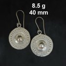 FINE SILVER EARRINGS CRAFT VINTAGE WOMEN DANGLES 8g Radiant Artistry #RE127