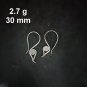 FINE SILVER EARRINGS CRAFT VINTAGE DANGLES 2g ETHNIC BOHO FILIGREE #RE175