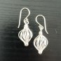 FINE SILVER EARRINGS CRAFT VINTAGE WOMEN DANGLES 3g GALIC CHARMS #REE80
