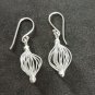 FINE SILVER EARRINGS CRAFT VINTAGE WOMEN DANGLES 3g GALIC CHARMS #REE80