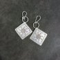 FINE SILVER EARRINGS CRAFT VINTAGE DANGLES 7g Whispering Elegance #RE210