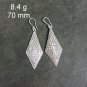 FINE SILVER EARRINGS CRAFT VINTAGE DANGLES 8g Wanderlust Wonders #RE232