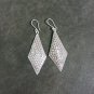 FINE SILVER EARRINGS CRAFT VINTAGE DANGLES 8g Wanderlust Wonders #RE232