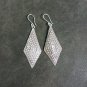 FINE SILVER EARRINGS CRAFT VINTAGE DANGLES 8g Wanderlust Wonders #RE232