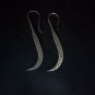 FINE SILVER EARRINGS CRAFT VINTAGE DANGLES 6g Boho Chic Geometric #RE166
