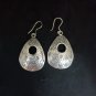 FINE SILVER EARRINGS CRAFT VINTAGE WOMEN DANGLES 8g ARTISAN'S SHINE #RE148