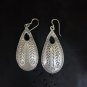 FINE SILVER EARRINGS CRAFT VINTAGE DANGLES 8g UNIQUE Craftsmanship #RE203