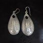 FINE SILVER EARRINGS CRAFT VINTAGE DANGLES 8g UNIQUE Craftsmanship #RE203