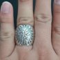 FINE SOLID SILVER RING ADJUSTABLE SIZE VINTAGE 6g HAPPY FISH #RR006