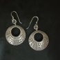 FINE SILVER EARRINGS CRAFT VINTAGE WOMEN DANGLES 7g Eternal Grace #RE128