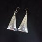 FINE SILVER EARRINGS CRAFT VINTAGE WOMEN DANGLES 7g Glistening Grace #RE154