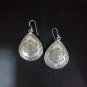 FINE SILVER EARRINGS CRAFT VINTAGE DANGLES 11g Glimmering Memories #RE245