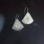 FINE SILVER EARRINGS CRAFT VINTAGE DANGLES 10g Glamour Flourishes #RE293
