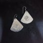 FINE SILVER EARRINGS CRAFT VINTAGE DANGLES 10g Glamour Flourishes #RE293