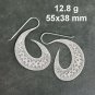 FINE SILVER EARRINGS CRAFT VINTAGE WOMEN DANGLES 12g BIG BAIT HOOK  #RE100