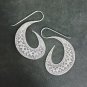 FINE SILVER EARRINGS CRAFT VINTAGE WOMEN DANGLES 12g BIG BAIT HOOK #RE100