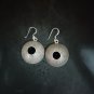 FINE SILVER EARRINGS CRAFT VINTAGE DANGLES 11g Moonlit Charm #RE239