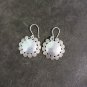 FINE SILVER EARRINGS CRAFT VINTAGE DANGLES 10g Art Deco Glamour #RE221