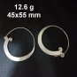 FINE SILVER EARRINGS CRAFT VINTAGE WOMEN DANGLES 12g BIG Modern Classics #RE134