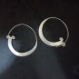 FINE SILVER EARRINGS CRAFT VINTAGE WOMEN DANGLES 12g BIG Modern Classics #RE134