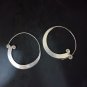 FINE SILVER EARRINGS CRAFT VINTAGE WOMEN DANGLES 12g BIG Modern Classics #RE134