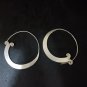 FINE SILVER EARRINGS CRAFT VINTAGE WOMEN DANGLES 12g BIG Modern Classics #RE134