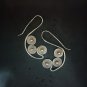 FINE SILVER EARRINGS CRAFT VINTAGE DANGLES 9g Vintage Voyage filigree #RE272
