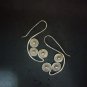 FINE SILVER EARRINGS CRAFT VINTAGE DANGLES 9g Vintage Voyage filigree #RE272