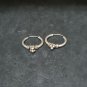 Everyday Luxury: Silver Hoop Earrings in 925 Sterling #ST114