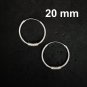Polished Perfection: 925 Silver Hoop Earrings #ST117