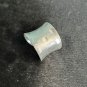 FINE SOLID SILVER RING ADJUSTABLE SIZE VINTAGE 7g POLKA DOTS BAND #RR040