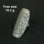 Fine Silver Rings craft Adjustable Free Size Vintage Timeless Artistry V01