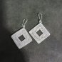 FINE SILVER EARRINGS CRAFT VINTAGE DANGLES 12g Timeless Elegance #RE208