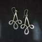 FINE SILVER EARRINGS CRAFT VINTAGE DANGLES 7g Celestial Refinement Arrow #RE302