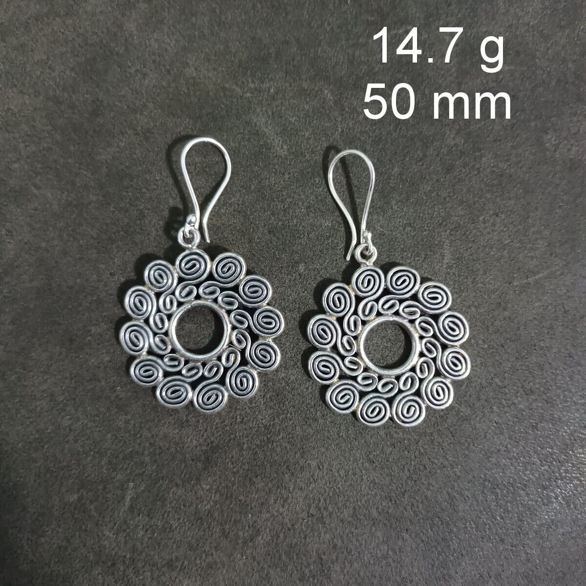 FINE SILVER EARRINGS CRAFT VINTAGE DANGLES 14g Whimsical Wonders #RE222