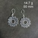 FINE SILVER EARRINGS CRAFT VINTAGE DANGLES 14g Whimsical Wonders #RE222